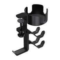 3-in-1 Headphone Hanger Game Controller Stand with Cup Holder Strong Load-bearing juoda