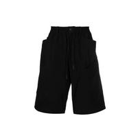 Y-3 Vienspalvės Elastingos Juosmens Bermuda Šortai Vyriški Šortai Juodi GV4228 L black
