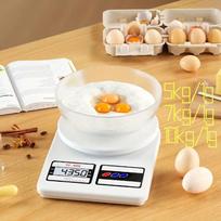 Nauja 5 kg/10 kg elektroninė maisto svarstyklė maisto gaminimui, kepimui, svėrimui, matavimui, skaitmeninis virtuvės svarstyklės ekranas 1 g, didelio tikslumo MIT 5Kg