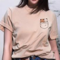 Bubu And Dudu Fashion 2024 Casual T-shirt Female Designer Top Female Street Clothing Unisex T-Shirt S
