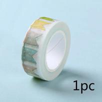 New Colour Flag Tape DIY Decoration Scrapbooking Planner Masking Adhesive Tape Kawaii Stationery 1pcs