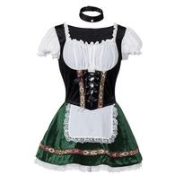 Adult Oktoberfest Clothing Ethnic Maid Dress Set Women's Clothing S/M