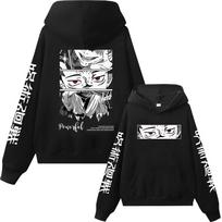 Japanese Anime Jujutsu Kaisen Itadori Yuji Print Graphic Hoodies Vintage Oversized Hooded Casual Hoodie Men Women Clothes S