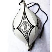Dviejų galų Muay Thai bokso greitaeigis kamuoliukų krepšys PU smūgio treniruotės Fitnesas Sportas Praktiniai greičio kamuoliai 35*18cm