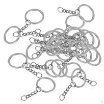 20 vnt. grandinėlė su raktų laikikliu 28 mm / Auksinė platina