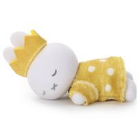 Takara Tomy Arts (TAKARATOMY A.R.T.S) Bruna  Miffy 70th  Gold & Black  Sleeping Friend  Flocked Mascot  Miffy (Crown Dot)