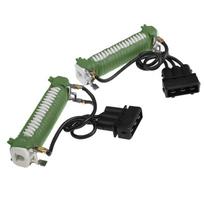 Radiatoriaus šildytuvo ventiliatoriaus pūstuvo variklio rezistorius Seat Alhambra, VW Sharan, Transporter T4, Volkswagen 701959263B 701959263D 2pcs
