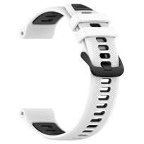 Two-tone sports silicone strap For Garmin Forerunner 965 955 Solar 945 935 745 22mm Watch Band Replacement Wristband Bracelet 22mm
