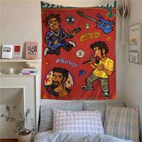 System of a Down Band Hippie Wall Hanging Tapestries Bohemian Wall Tapestries Mandala INS Home Decor 74x94cm(29x37in)