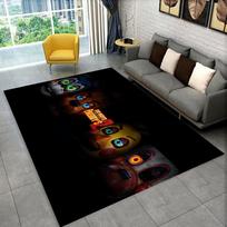 3D Horror Game F-FNAF Freddy Movie Carpet Rug for Playroom Bedroom Living Room Sofa Home Decor,Area Rug Non-slip Floor Mat Gift 40x60cm