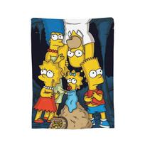 The S-Simpsons Happy Halloween Blanket Flannel Novelty Warm Throw Blankets for Chair Covering Sofa All Season, 75x90cm