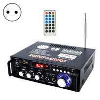 BT-298A Power Amplifier Practical Liquid-crystal Display 2CH 12V/220V 600W HiFi Bluetooth-compatible 5.0 Audio Amplificador for Home EU juoda