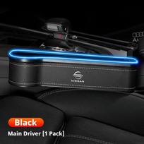 ARE4  Nissan Nismo Qashqai Juke X-Trail Patrol Note Leaf Altima Maxima Micra Murano Tiida Rogue Teana Pulsar Car Seat Slot Storage Box