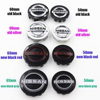 ACB2 4vnt 54mm 60mm 63mm Nissan automobilio ratlankio dangtelio emblema Ratlankio centrinio dangtelio automatinė ratlankio modifikacija apsauginiai nuo dulkių ženklelių dangteliai stiliaus aksesuarai 54mm new black red