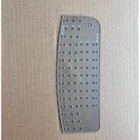 1 Multi-size Acrylic Seam Tool for Marking Stitch Positions and Threading. Equipped with Curved Edges, Straight Edges, and Two-corner Curve Designs 1pc mėlyna