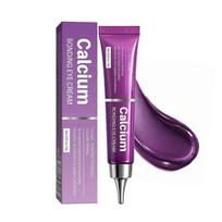 Calcium Bonding Eye Cream with Peptides & Rebornic, Firming Treatment for Wrinkles, Puffy Eyes & Dark Circles, Elastin-Infused Formula, Nurtures & Sta 2pcs