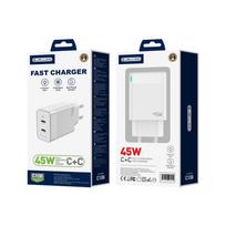 Jellico Travel Charger For Iphone Samsung Tablet 2Xusb-C Pd 4 balta