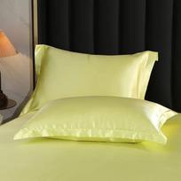 2PCS 100% Pure Real Silk pillowcase Natural Mulberry Pillow Case 48x74cm