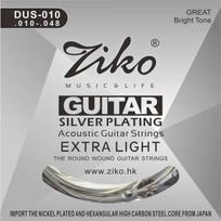 Silver Plated Acoustic Guitar Strings Bright Clear Tone Enhanced Projection Smooth Feel Long Lasting Durability for Folk Guitar