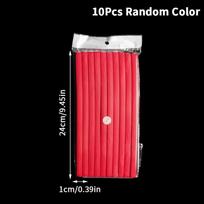 10Pcs Flexible Hair Curling Rod Square Hair Curler Makers Soft Foam Bendy Twist Curls Flexi Rollers Styling Tools Diy No Heat 8