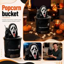 3D Novelty Popcorn Bucket Featuring Character Design with Removable Lid and Durable Construction for Movie and Party Use one size balta