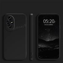 Luxury Case For Honor 200 Pro Cover Honor 200 Pro Fundas Coque Liquid Silicone Soft TPU Back Case Honor 200 For Honor 200 juoda
