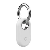 „SmartTag 2 Case“ nešiojamas apsauginis dėklas, skirtas „Samsung Galaxy SmartTag2 Smart Tag 2“, minkštas silikoninis apsauginis odos dangtelis balta