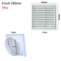 1Pcs Wall Ceiling Grille Air Outlet Grilles Cover Pipeline Ventilation Fresh Air Exhaust Outlet White Plastic