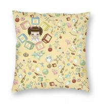 Portals Melanies Martinez Cry Baby Pillowcase Printed Fabric Cushion Cover Decorative Pillow Case Cover Sofa Square 45X45Cm Peach skin 18*18(CM)-1Pcs