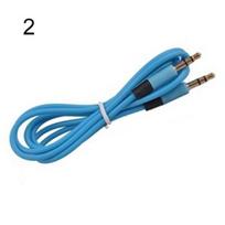 3.5mm Vyriškas į Vyrišką Aux Pagalbinis Kabelis Stereo Garso Kabelis PC Telefonui iPod Automobiliui mėlyna
