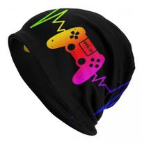 Video Game Controller Heartbeat Skullies Beanies Caps For Unisex Women Unisex Winter Warm Knit Hat Adult Gamer Gaming Bonnet Hats Beanies Hat red