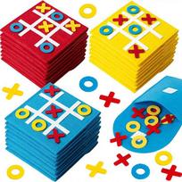 Veltinio mini „Tic-Tac-Toe“ šachmatų lenta, skirta mokomajam vaikų galvosūkiui Red, Chess 1mm