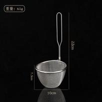304 Stainless Steel Hot Pot Colander Mesh Net Basket Household Hanging Filtering Strainer Oil Separator Kitchen Gadgets gray