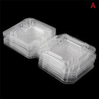 10 vnt. CPU dėžutė CPU plastikinis apsauginis dėklas CPU atverčiamas dėklas-konteineris Regular