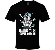 Training sp saiyan Vegeta 2 BLACK T Shirt 4XL