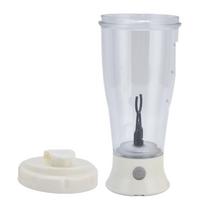 Electric Mixing Cup Simple 350ml Coffee Milk Shaking Bottle Automatic Shaker CupWhite