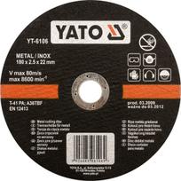 YATO PJOVIMO DISKAS METALUI IR INOX 125*1,2*22    6103