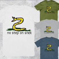 No Step On Snek Tee Top Unisex Mens Oversized Womens 100% Cotton T-shirt Mens Womens Tees Tops #D #P1 #PR XL