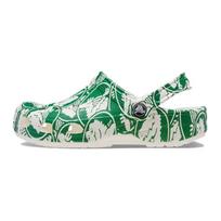 Crocs Classic Duke Print Clog Kids Green Ivy 210007-3WH 34