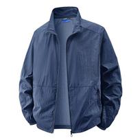 6XL 7XL 8XL Vasarinės striukės Vyrams Vėjo striukės Sportiniai apsaugantys nuo saulės drabužiai Vyrams Nemokamas pristatymas Itin ploni Žvejybai dėvėti Vyras Didelio dydžio M tamsiai mėlyna spalva