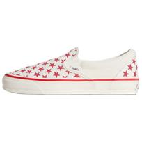 Vans Premium Classic Slip On Drobės Atrama Riedlentės Batai Unisex Balti Raudoni VN000Z7ZBOP 43