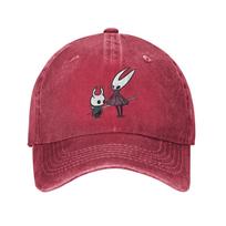 Hollow Knight Silksong Cute Baseball Caps Retro Distressed Washed  Headwear Unisex Outdoor Summer Unstructured Soft Hats Cap One Size