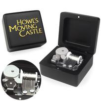 Professional Wholesale Black Wooden Music Box Movie Game Popular Melody Music Creative Marketing Gift (Black,Medium) juoda