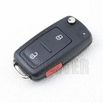 For Vw/Volkswagen Tiguan Golf Touareg Sagitar Amarok Crafter Polo Skoda Mk6 Passat C Jetta Beetle Car Key Fob Case Shell Housing 2-1 bottons