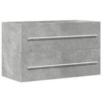 Bathroom Vanity Unit Concrete Grey 80 x 38.5 x 48 cm