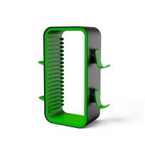 Game Disc Storage Tower Compatible with PS5 Xbox Switch Holds Game Discs Controllers Headphones Accessories35.5*11.4*7.3cm žalia/juoda