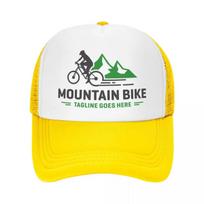 Mountain Bike Cyclist Trucker Hat Breathable Mesh Adjustable Outdoor Casual Cap Unisex One Size