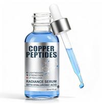 Copper Peptide Serum for Face - Anti Wrinkle & Anti Aging Serum with Hyaluronic Acid - Increase Collagen - 1oz/30ml - Anti Aging for Skin 1PCS