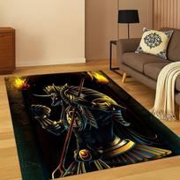 Senovės Egiptas Mirtis Anubis Faraonas Animacinis Kilimas Kilimas Miegamajam Svetainei Sofai Žaidimų Kambariui Durų Kilimėlis Namų Dekoras, Plotinis Kilimas Neslystantis 40x60cm