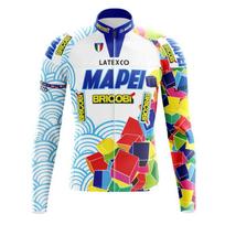 MAPEI Winter Cycling Jersey Bib Tights Set Thermal Fleece Long Sleeve Road Bike Riders Men Women XS